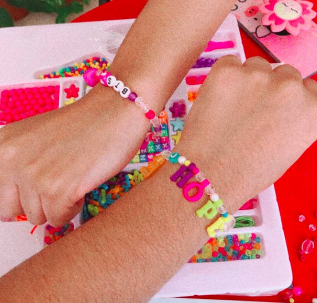 stretch bracelet gift for her Easter basket birthday gift gift for kids Taylor Swift beaded bracelet stocking stuffer